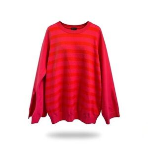 NEW ava lightweight crew sweater with cutout bell sleeves
